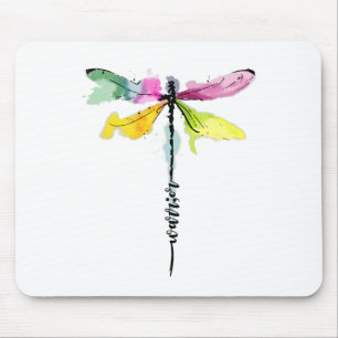 Dragonfly Warrior Semicolon Suicide Prevention Awa Mouse Mat