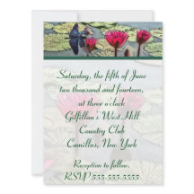 Dragonfly Wedding Invitation