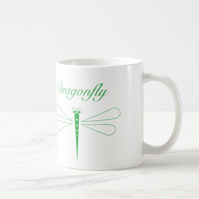 Dragonfly - White 11 oz Classic White Mug (Right)