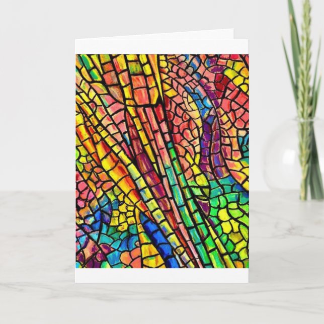 Dragonfly Wing Note Card <Blank Inside> (Front)