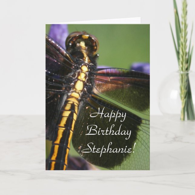 Dragonfly Wings Card (Front)