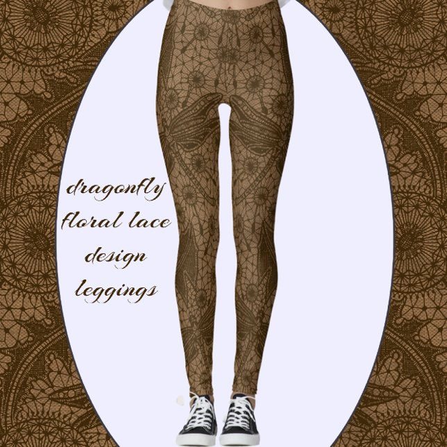 Dragonfly Wings Fancy Floral Dream Leggings (Creator Uploaded)