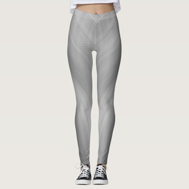 Dragonfly Wings - grey Leggings (Front)
