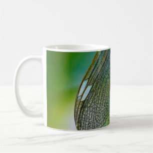 Dragonfly wings nature close insect coffee mug