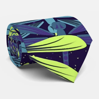 dragonfly with insect seamless pattern tie