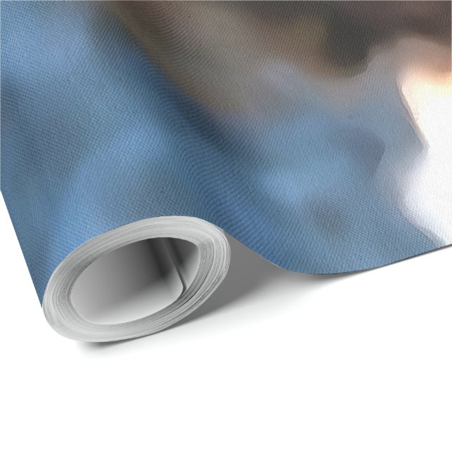 Dragonfly With Sunlight Gilded Wings Wrapping Paper (Roll Corner)