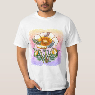 Dragonfly Yellow Poppy  T-Shirt