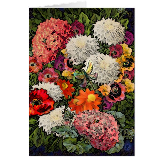 Dragonfly's Garden (Card) (Front)