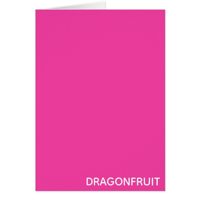 Dragonfruit pink colour name (Front)