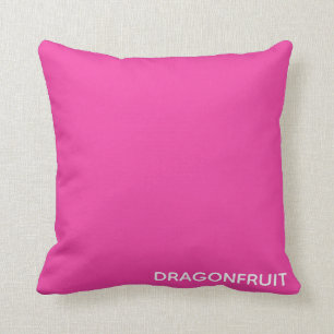 Dragonfruit pink colour name cushion