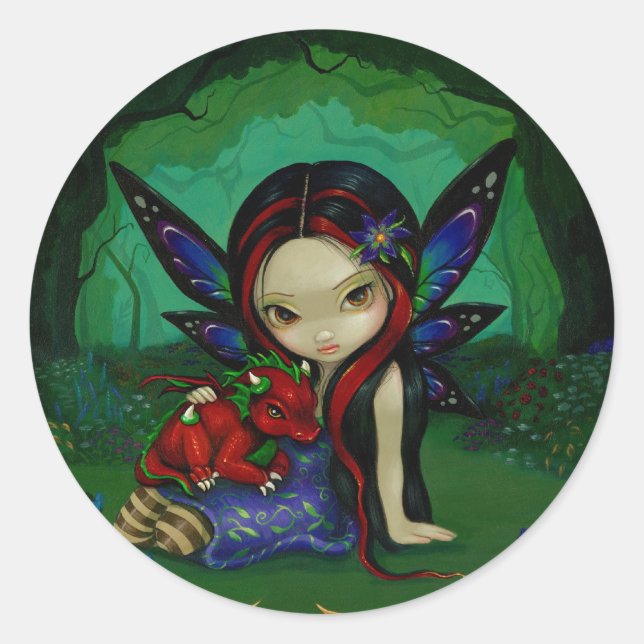 "Dragonling Garden I" Sticker (Front)
