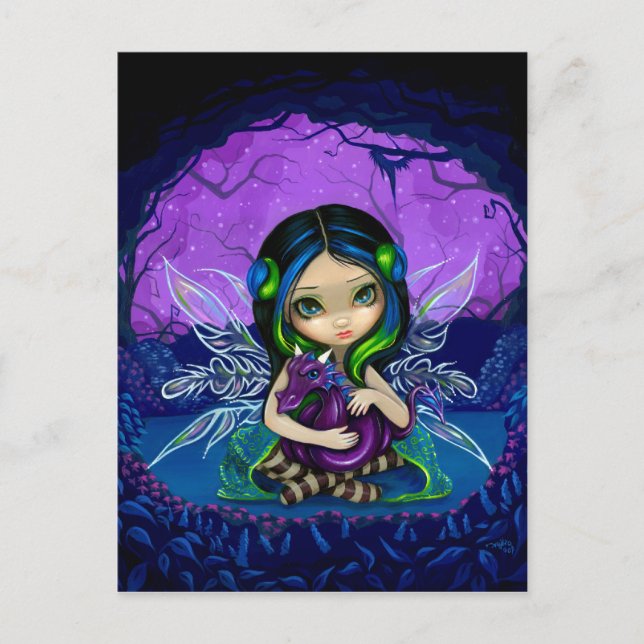 "Dragonling Garden II" Postcard (Front)