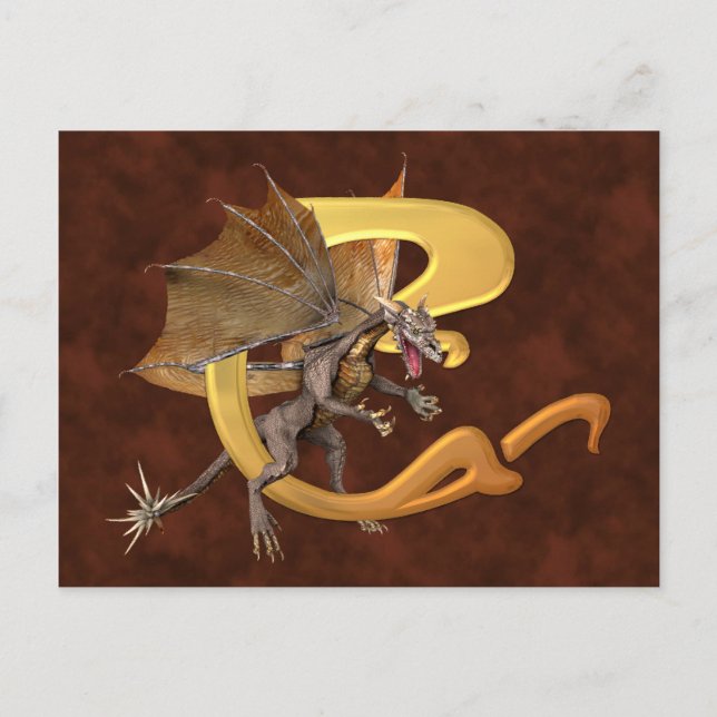 Dragonlore Initial C Postcard (Front)
