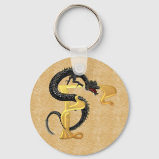Dragonlore Initial F Key Ring