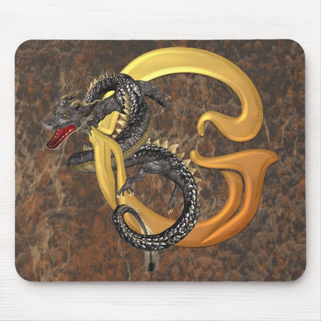 Dragonlore Initial G Mouse Mat (Front)