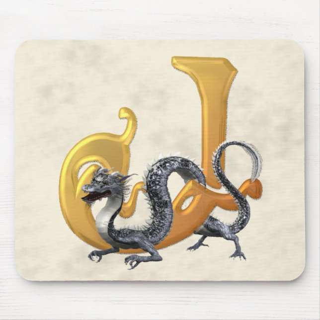 Dragonlore Initial J Mouse Mat (Front)