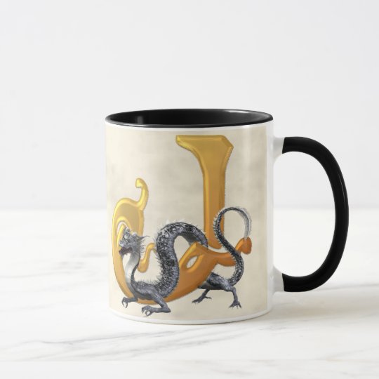 Dragonlore Initial J Mug