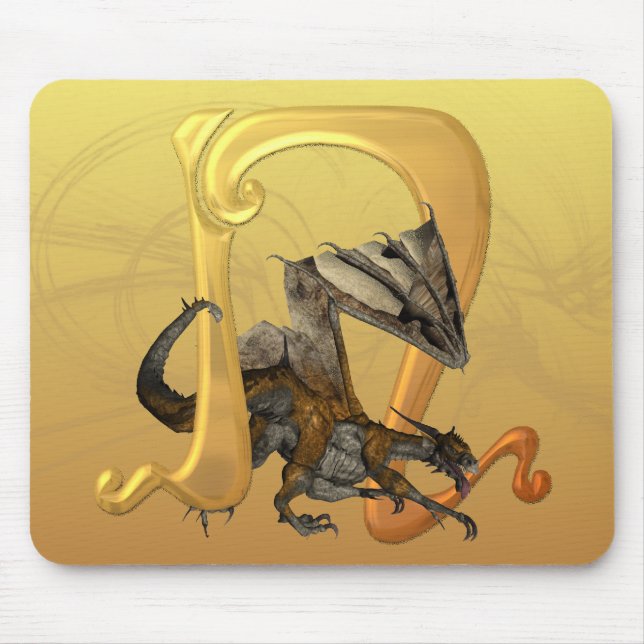 Dragonlore Initial N Mouse Mat (Front)