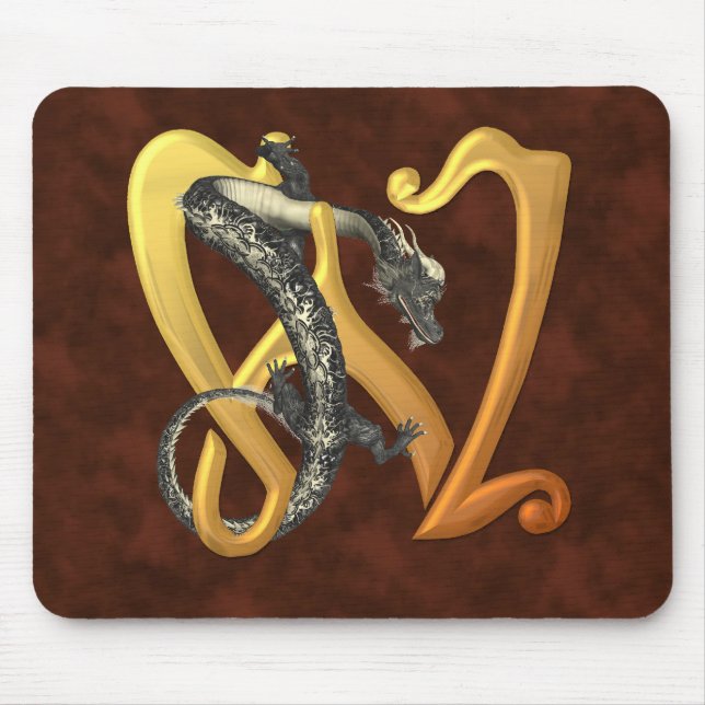 Dragonlore Initial W Mouse Mat (Front)