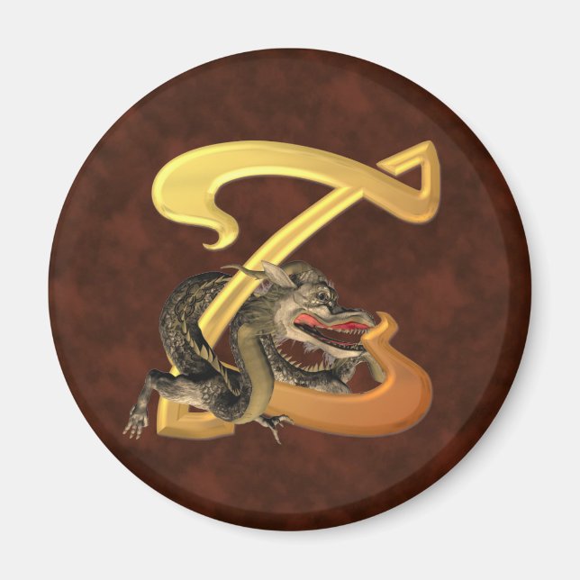 Dragonlore Initial Z Magnet (Front)