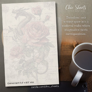 Dragons and Mediaeval-Influenced Design Stationery