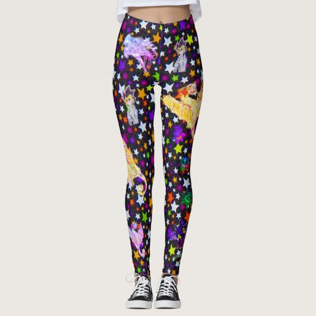 Dragons and Monsters with Micheals Art Leggings (Front)