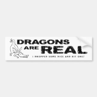 Dragons Are Real! • Bumper Sticker