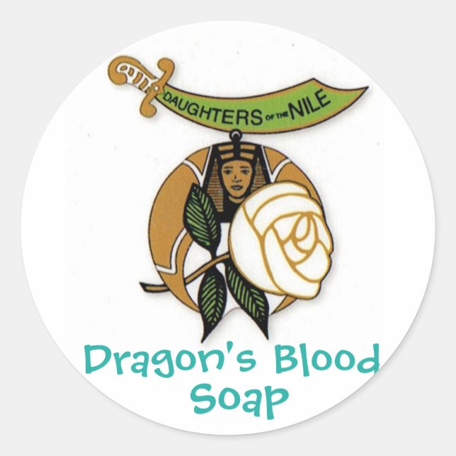Dragons Blood Soap labels (Front)