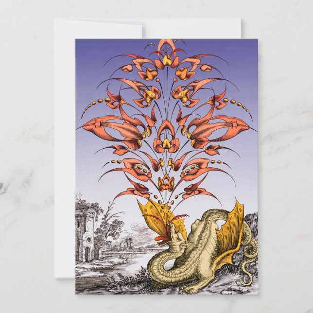 Dragon's Breath Invitation (Front)