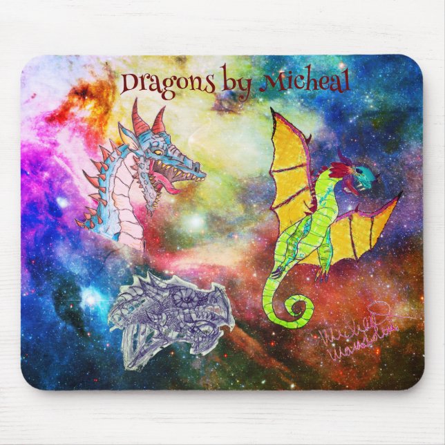 Dragons by Micheal Mousepad (Front)