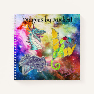 Dragons by Micheal Travel Notebook