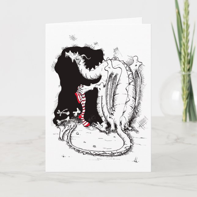 Dragon's Christmas Card (Front)