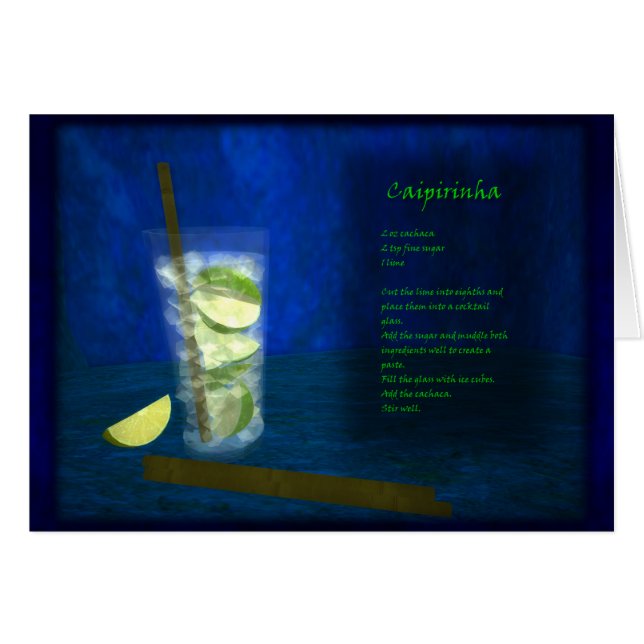 Dragons Cocktail Bar: Caipirinha (Front Horizontal)
