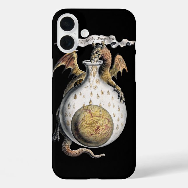 Dragon's Crucible of Alchemy Black Case-Mate iPhone Case (Back)