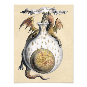 Dragon's Crucible of Alchemy Photo Print