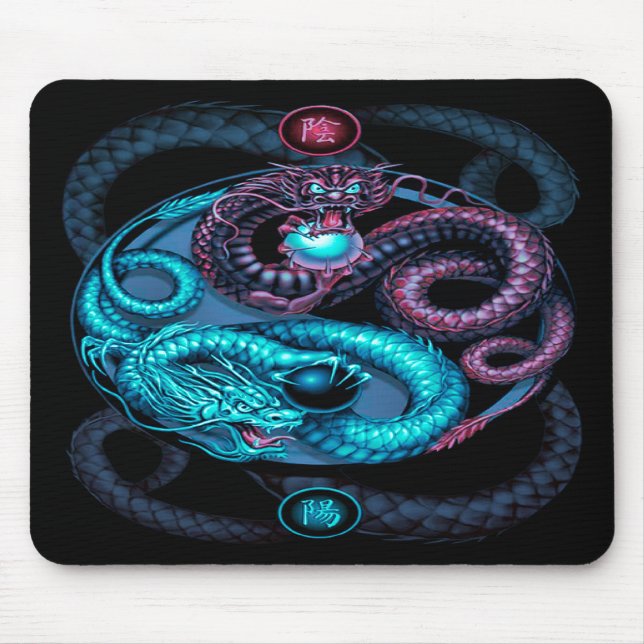 dragons design mousepad (Front)