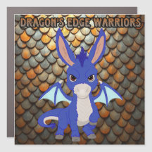 Dragon's Edge Vinyl Magnet