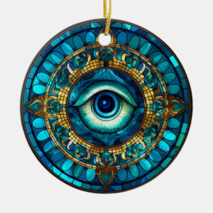 Dragon's Eye Ceramic Tree Decoration