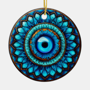 Dragon's Eye Ceramic Tree Decoration