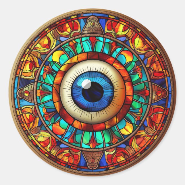 Dragon's Eye Classic Round Sticker (Front)
