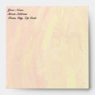 Dragons Eye Orange and Black Monogram Envelope