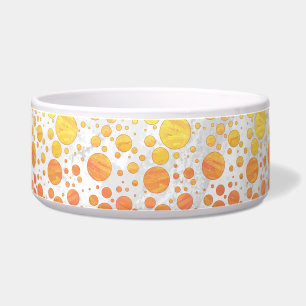 Dragons Eye Orange Polka Dot Pattern