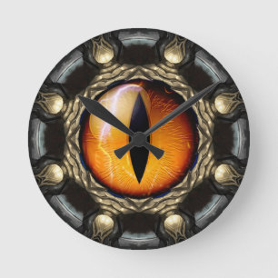 Dragon's Eye Round Clock
