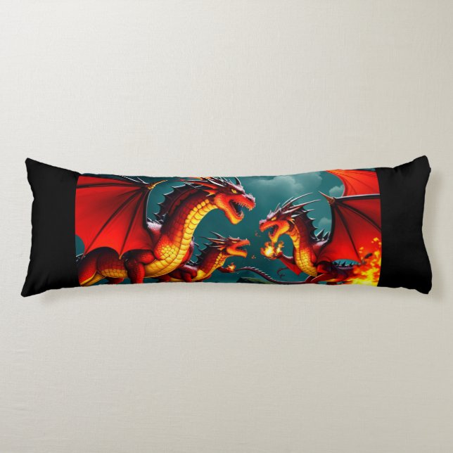 Dragon's Fire Body Cushion (Front)
