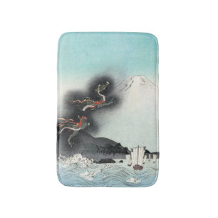 Dragon's Fury Sea Battle for Mount Fuji, Japan Bath Mat