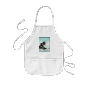 Dragon's Fury Sea Battle for Mount Fuji, Japan Kids Apron