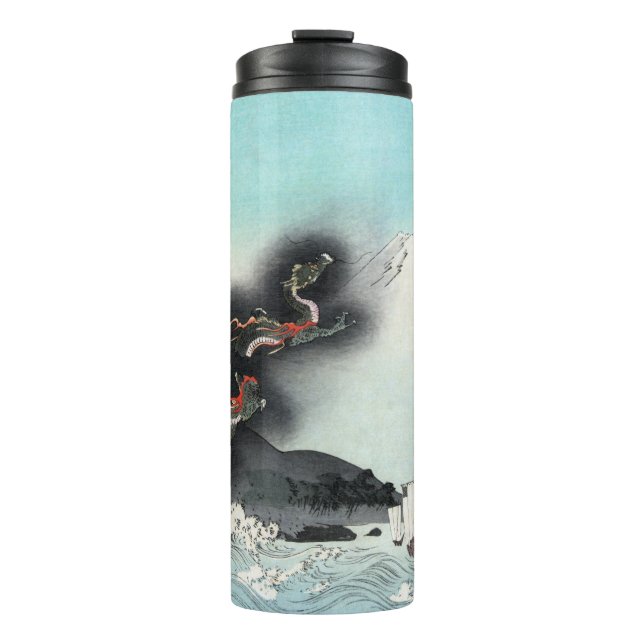 Dragon's Fury Sea Battle for Mount Fuji, Japan Thermal Tumbler (Front)