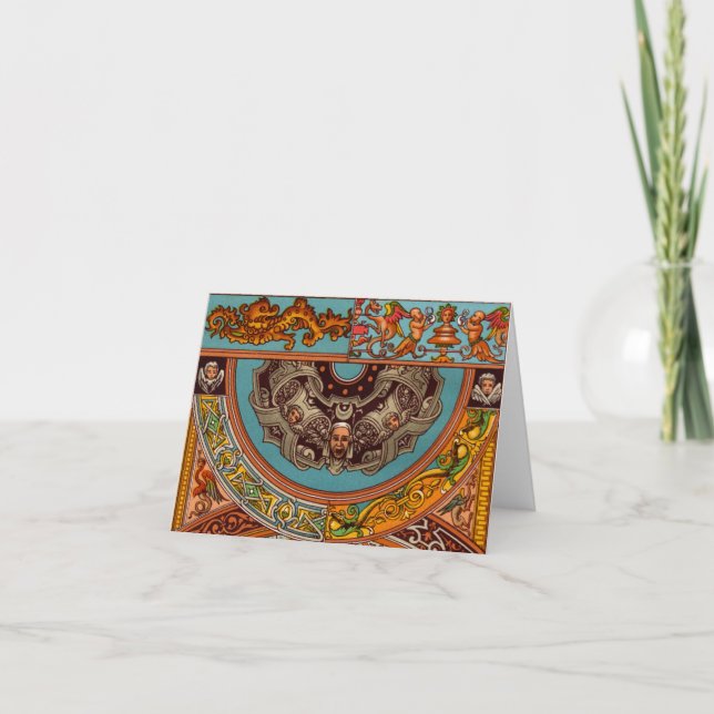 Dragons & Gargoyles Note Card (Front)