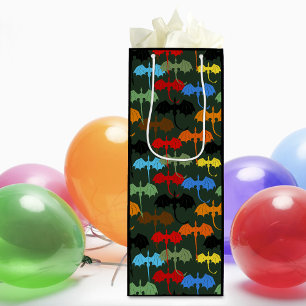 Dragons Green Flight Fantasy Wine Gift Bag