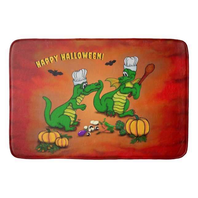 Dragons - Happy Halloween ! Today I will cook Bath Mat (Front)